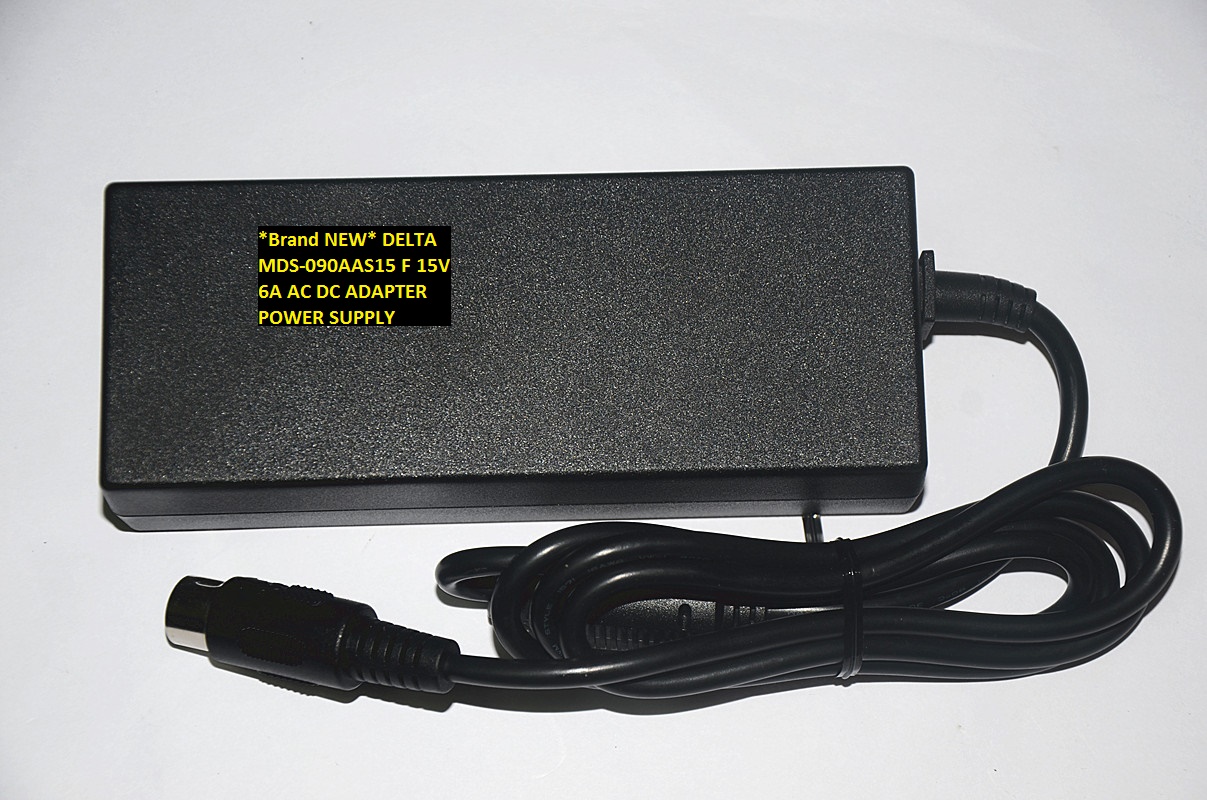 *Brand NEW*AC DC ADAPTER DELTA 15V 6A AC100-240V 8pin MDS-090AAS15 F POWER SUPPLY - Click Image to Close
